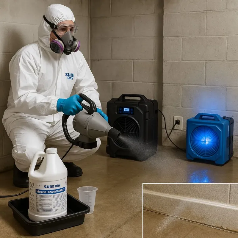 Sanitization and Odor Removal process in East Richmond Heights, CA