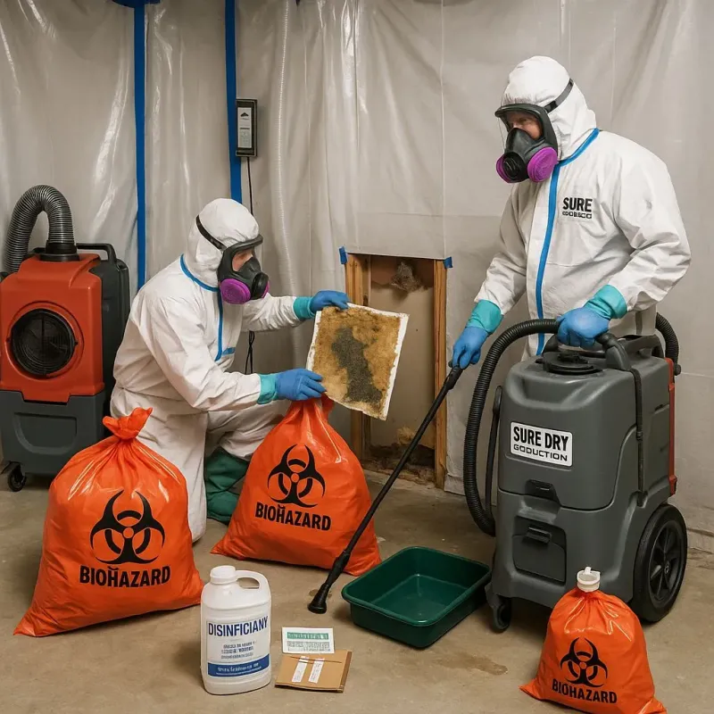 Contaminated Water Handling Protocols process in East Richmond Heights, CA